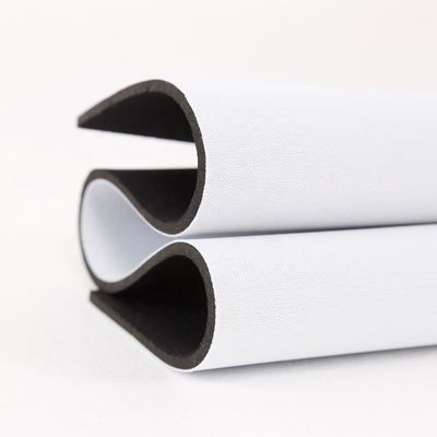 Einfaches Polyester-imprägniern weißes Neopren-Gewebe-Blatt 135*330cm Größe