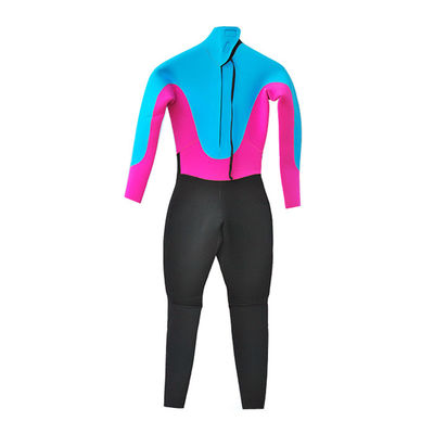 Customizable Neoprene Wetsuit for Splitting Laminating Services with Prismatic and Polka Dot Patterns