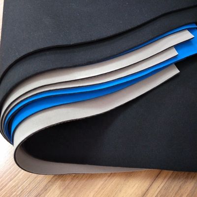 35-45 Shore A 3Mpa CR Gummi-Laminat Neopren Stoffblatt für Socken, Hartkautschuk, Dichtungsmaterial, wasserdicht und flammhemmend