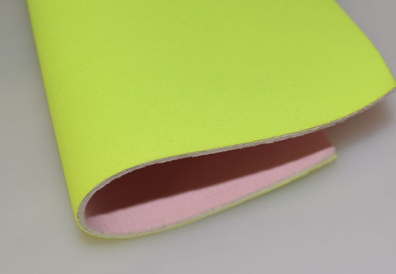 2-40mm Neopren Wetsuit Material, Antioxidant gelb rosa Neopren Stoff, angepasste Stoffe nach Pantone Farben, hohe Farbfestigkeit Stoffe,